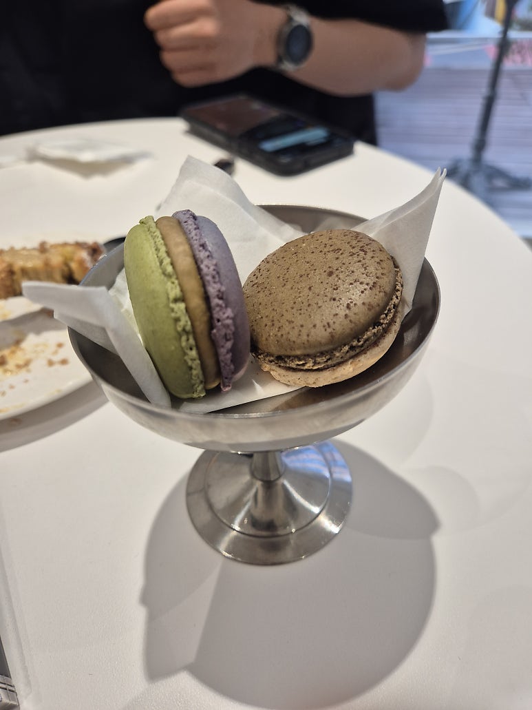 Moustiers: a standout dessert café in Bangbae, Seoul (macarons & signature cake)